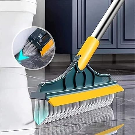 2 In 1 Floor Cleaning Brush Bathroom Tile Windows Floor Cleaning Brush With 120° Rotatable Head – Multipurpose Bathroom