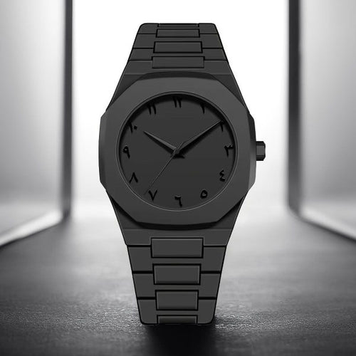 Full Black Aura Quartz Watch – Lightweight Design, , Premium Quality & Finish – Best Quality Analog Watch For Boys