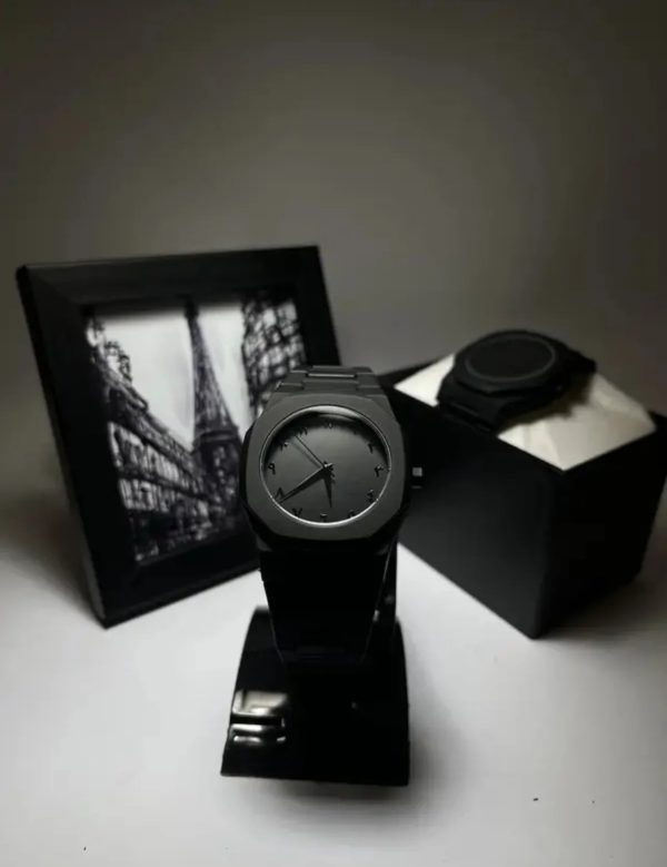 Full Black Aura Quartz Watch – Lightweight Design, , Premium Quality & Finish – Best Quality Analog Watch For Boys